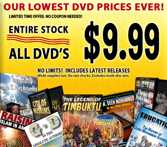 Islamic DVD's on sale
