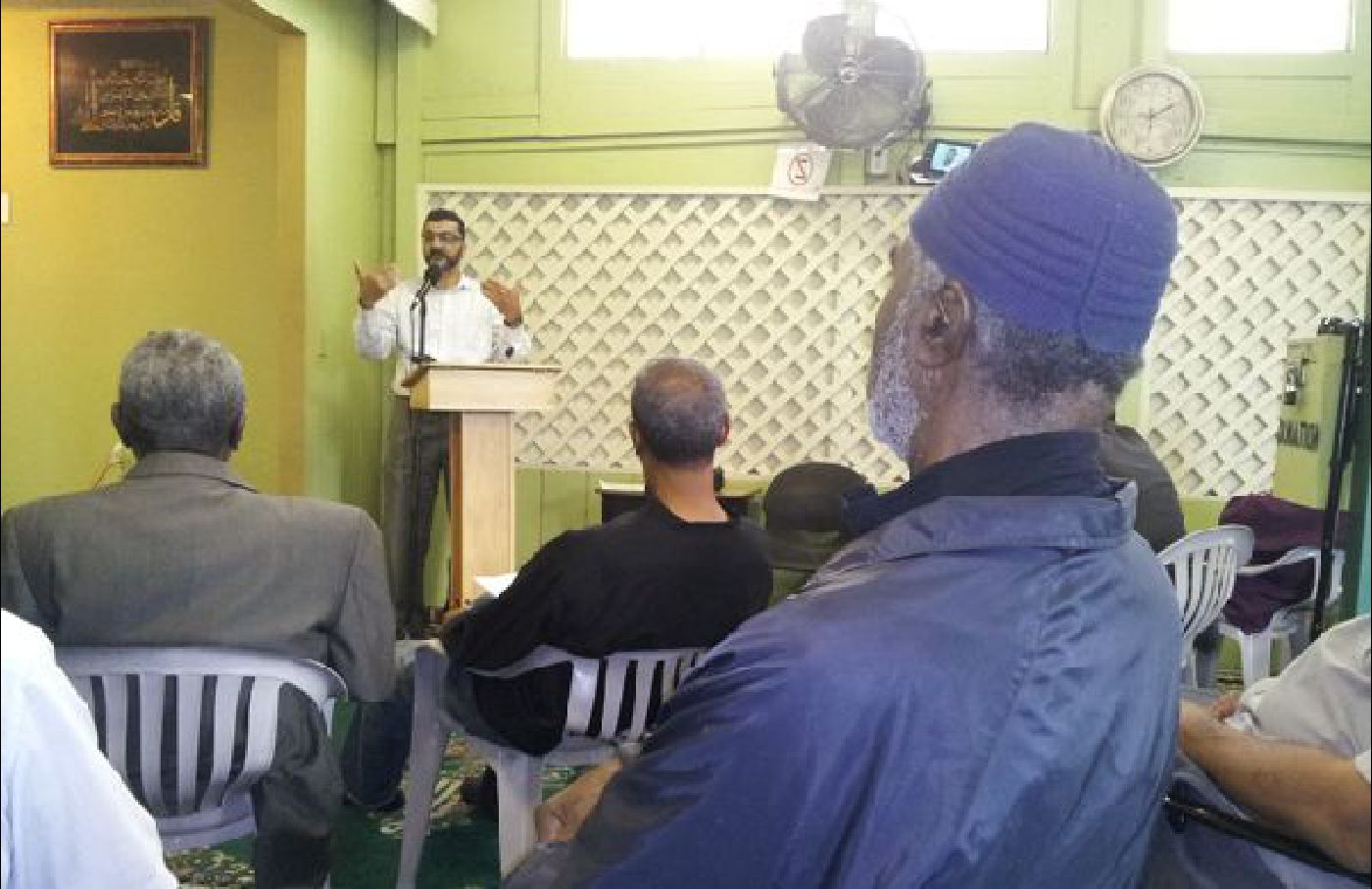 Muslims at Bilal Islamic Center