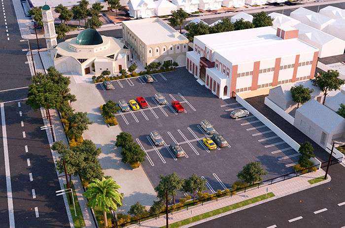 Masjid Bilal Islamic Center - Los Angeles - rendering