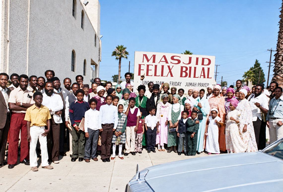Photo of Masjid Bilal on Central Ave Los Angeles in 1978