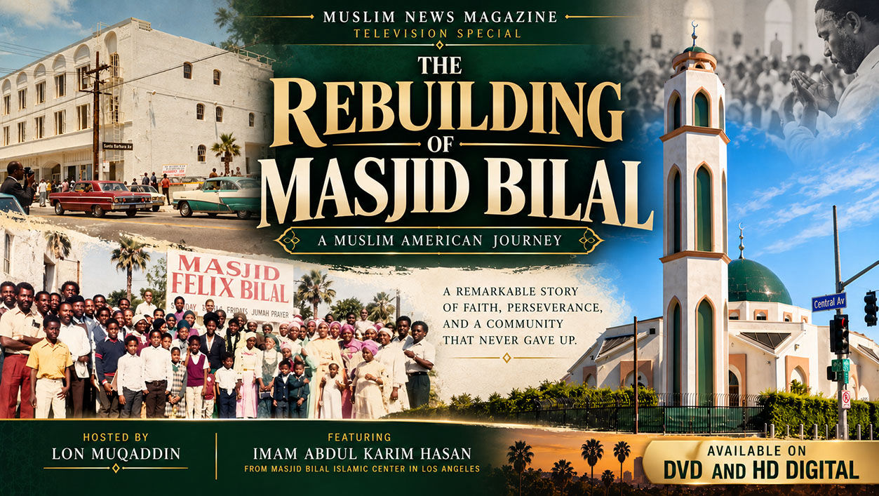Muslim News Magazine host Lon Muqaddin interviews Los Angeles Mayor Karen Bass at Masjid Bilal Islamic Center